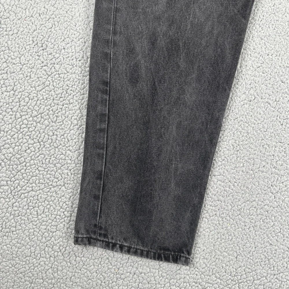 Levi's 560 Loose Fit Tapered Leg Jeans Men 38x34 Black Baggy Marbled Denim